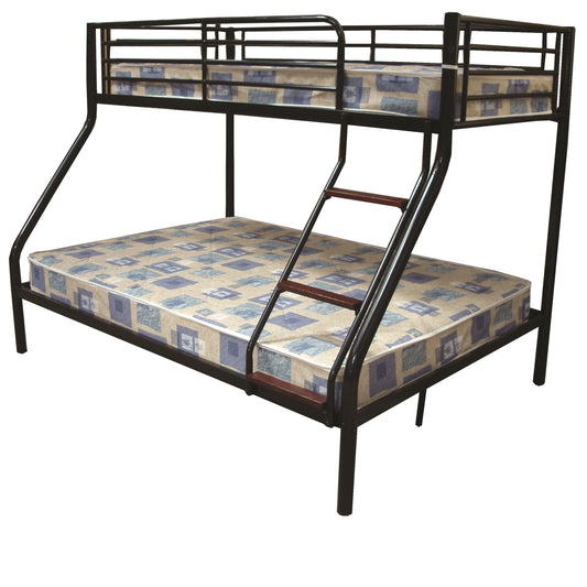 Teri  Metal Triple Sleeper Bunk Bed - Black